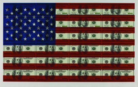 Sérigraphie Gagnon - $100 U.S. Flag
