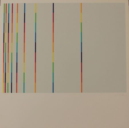Lithographie Lohse - 12 VERTICAL AND HORIZONTAL PROGRESSIONS - EXACTA FROM CONSTRUCTIVISM TO SYSTEMATIC ART 1918-1985