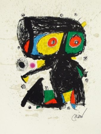 Lithographie Miró - 15 ans Poligrafa