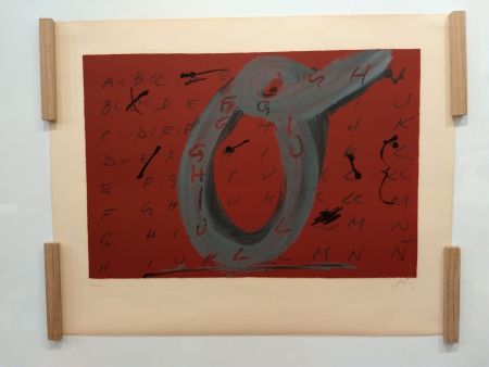 Lithographie Tàpies - 1972