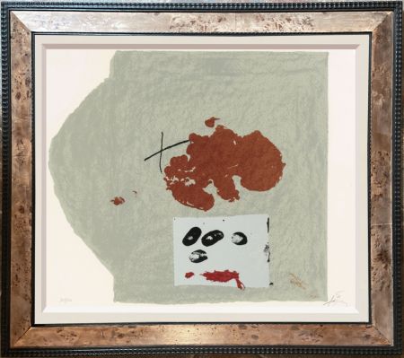 Lithographie Tàpies - 1974