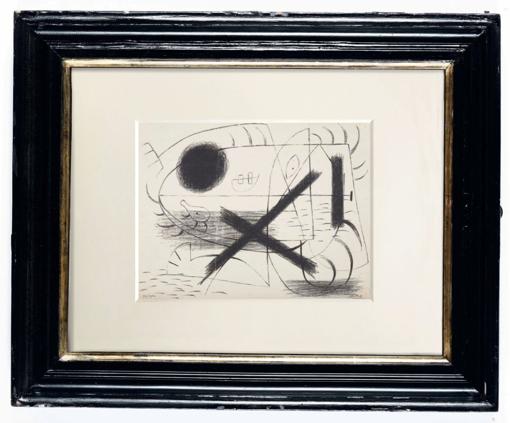 Lithographie Miró - 1 (First work on paper piece ever known)