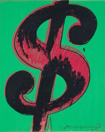 Sérigraphie Warhol - $ (1), II.279