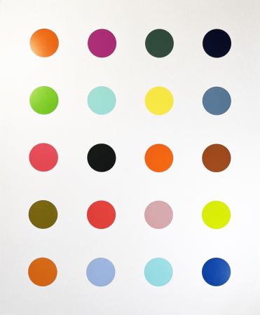 Sérigraphie Hirst - 3-Methylthymidine White