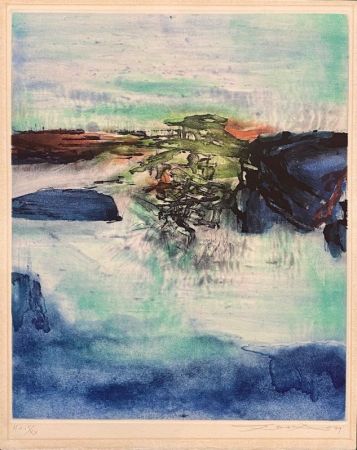Eau-Forte Et Aquatinte Zao - 33 Maîtres Contemporains 