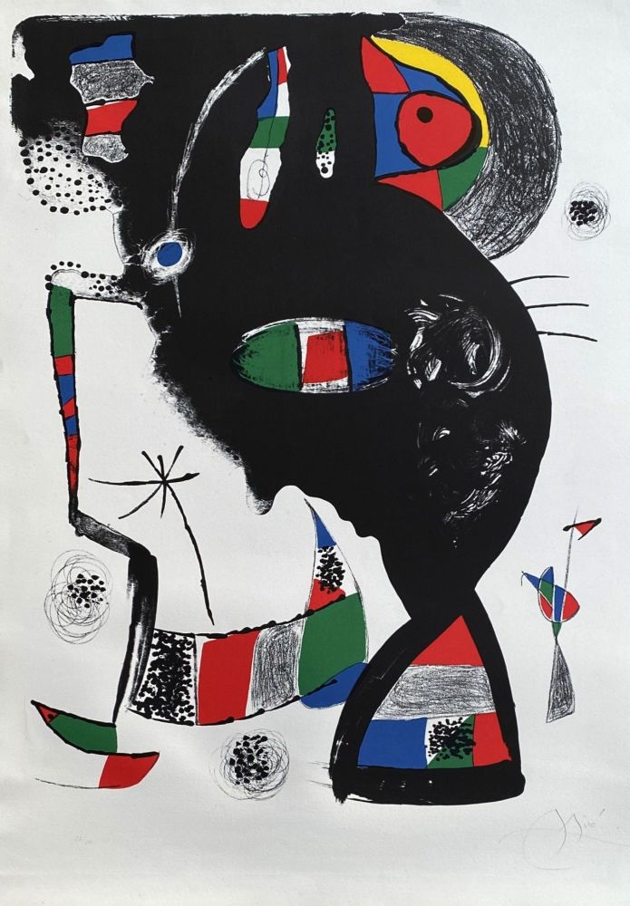 Lithographie Miró - 42 rue Blomet