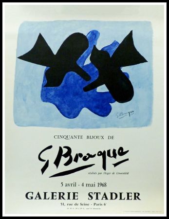 Lithographie Braque - 50 Bijoux de Georges BRAQUE - Galerie Stadler