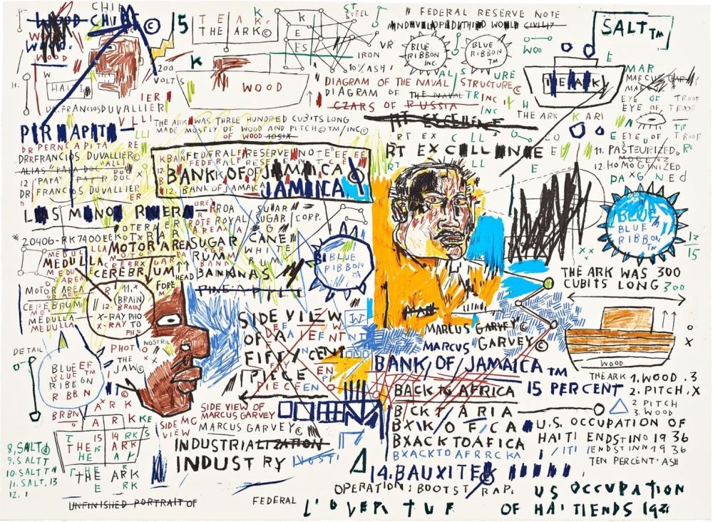 Sérigraphie Basquiat - 50 Cent Piece