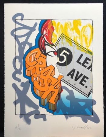 Lithographie Crash - 5 Lex