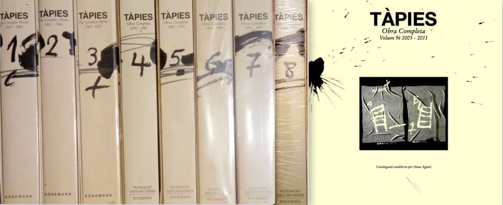 Livre Illustré Tàpies - 8 Volumes - Tàpies Complet Work - Catalogue raisoneé
