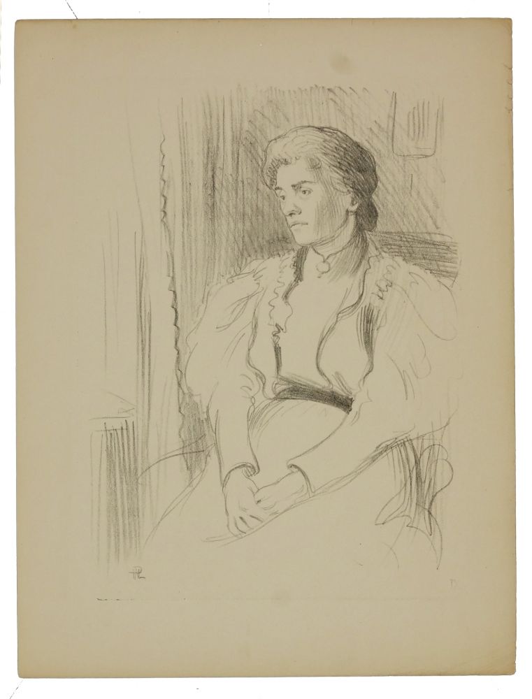 Lithographie Hermann-Paul - 9. Jeune femme