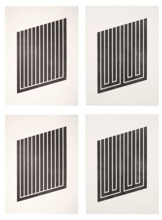 Aquatinte Judd - A Group of 4 Aquatints
