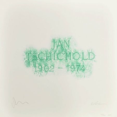 Lithographie Myles - A History of Type Design / Jan Tschichold, 1902-1974 (Berzona, Switzerland)