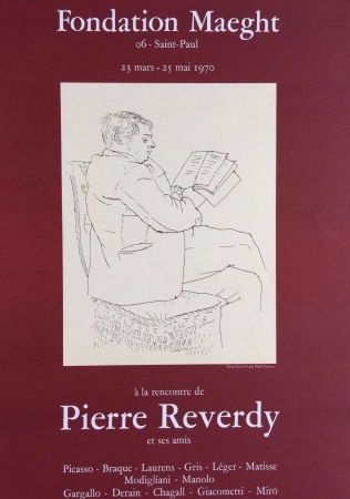 Lithographie Picasso - '' A la Recherche de Pierre Reverdy ''