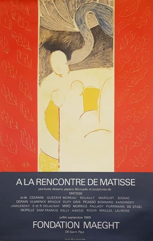 Lithographie Matisse - A la Rencontre de Matisse Fondation Maeght