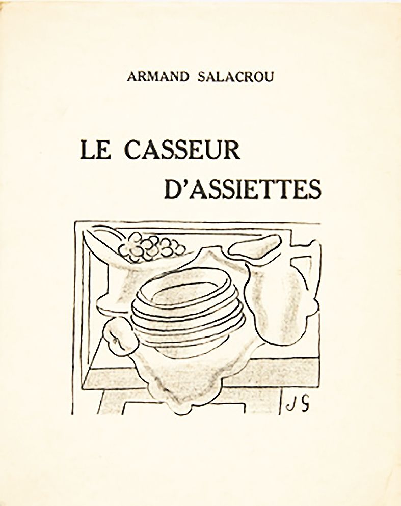 Livre Illustré Gris  - A. Salacrou : LE CASSEUR D'ASSIETTES. 5 LITHOGRAPHIES ORIGINALES (1924).