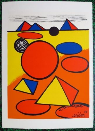 Lithographie Calder - A San Lazzaro