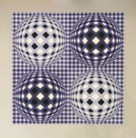 Sérigraphie Vasarely - Abad 