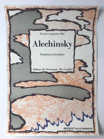 Affiche Alechinsky - Abbaye de Sénanque