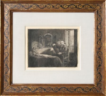 Gravure Rembrandt - Abraham Francen, apothecary