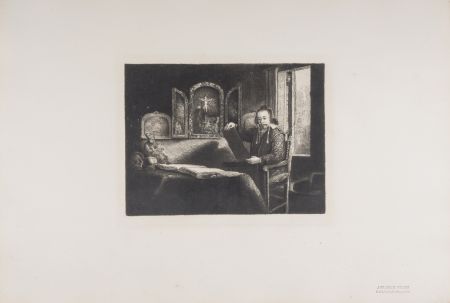 Héliogravure Rembrandt - Abraham Frans
