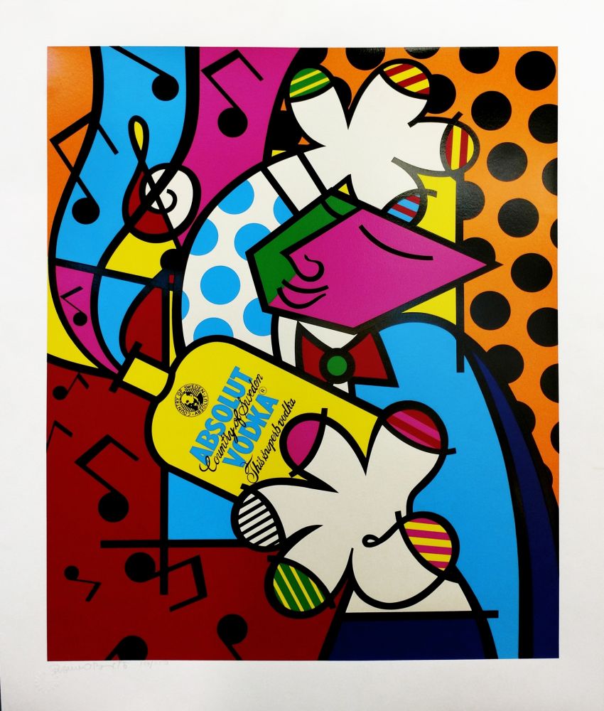 Sérigraphie Britto - ABSOLUT BRITTO II