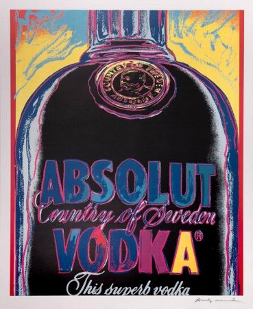 Sérigraphie Warhol - Absolute Vodka