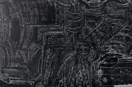 Lithographie Luginbühl - Abstract Composition,1964