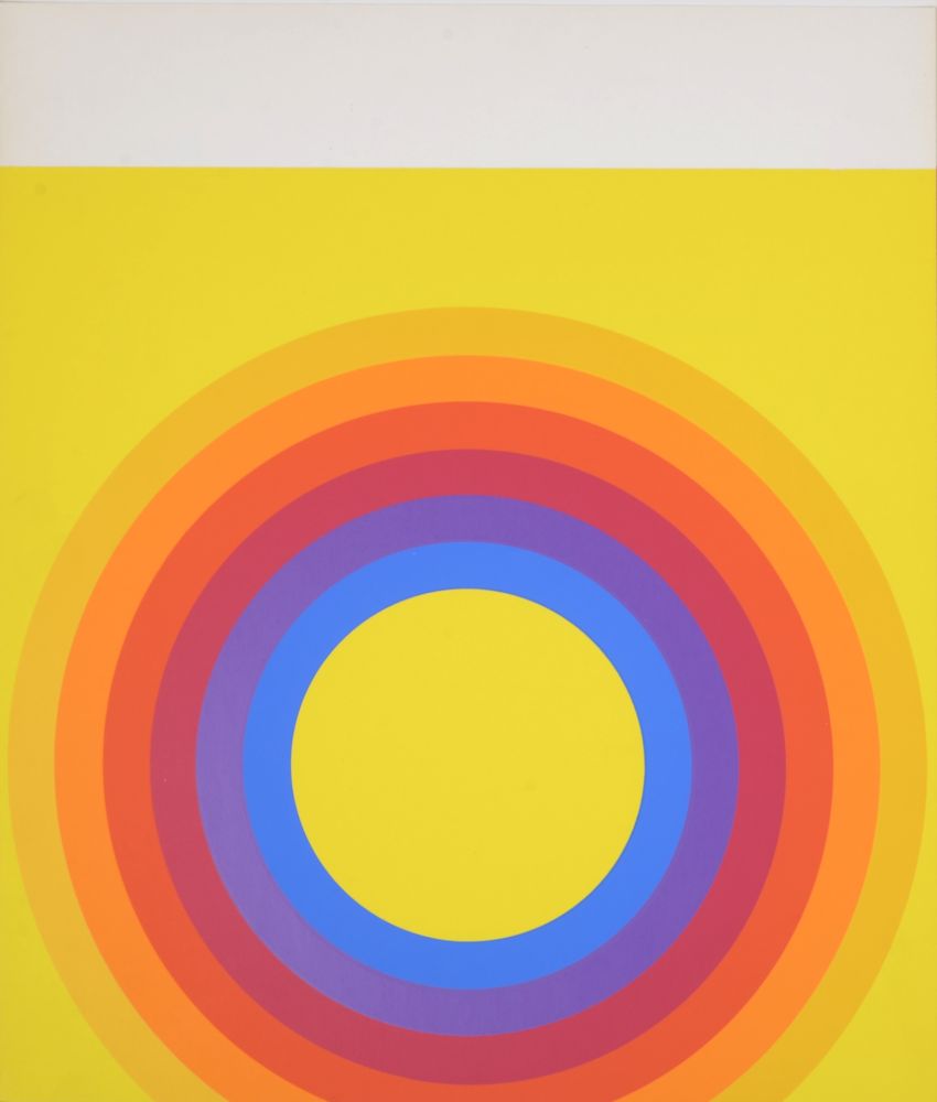 Sérigraphie Bayer - Abstract composition, 1971