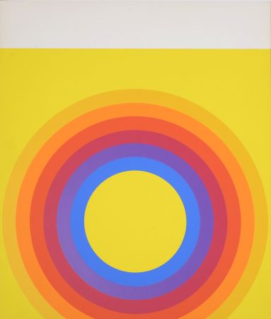 Sérigraphie Bayer - Abstract composition, 1971