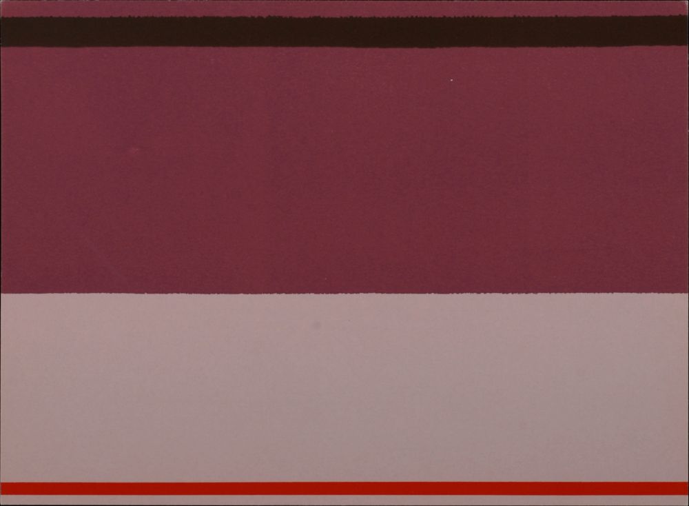 Sérigraphie Noland - Abstract Composition, 1973 -  Hand-numbered!