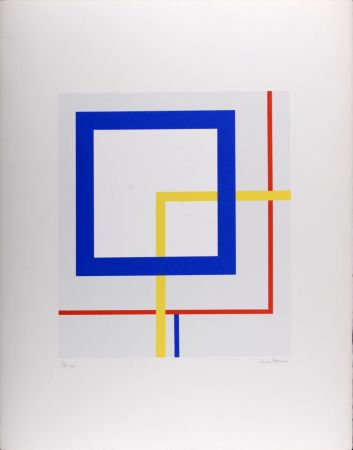 Sérigraphie Reggiani - Abstract Composition, 1974 - Hand-signed!