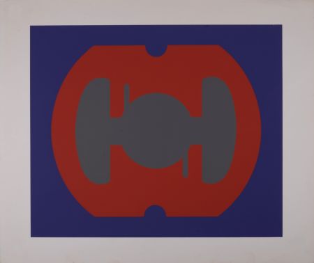 Sérigraphie Sato - Abstract Composition, c. 1970