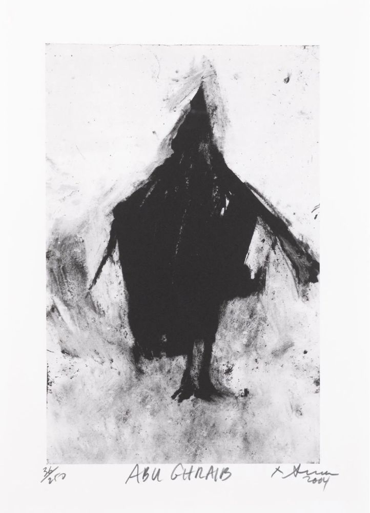 Lithographie Serra - Abu Ghraib