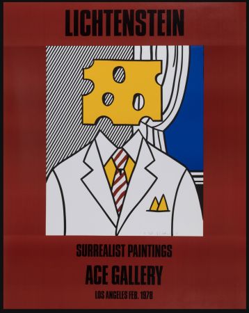 Lithographie Lichtenstein - Ace Gallery, 1979 - Hand-signed - Large original first printing