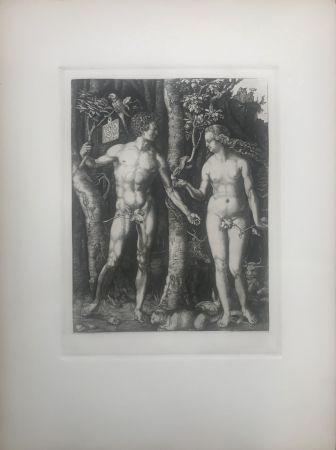 Eau-Forte Durer - Adam & Eve