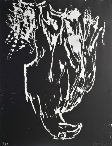 Gravure Sur Bois Baselitz - Adler (Eagle)