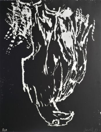 Gravure Sur Bois Baselitz - Adler (Eagle)