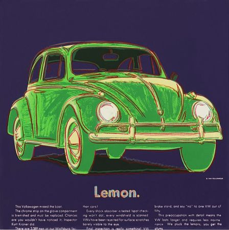 Sérigraphie Warhol - ADS: VOLKSWAGEN FS II.358