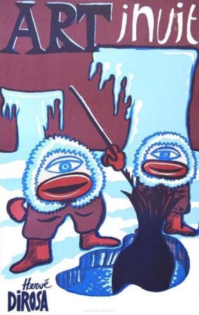 Lithographie Di Rosa - Affiche ART INUIT