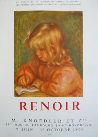 Affiche Renoir - Affiche d'exposition