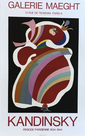 Lithographie Kandinsky - Affiche d'exposition Kandinsky