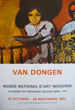 Affiche Van Dongen - Affiche exposition Musée d'art moderne