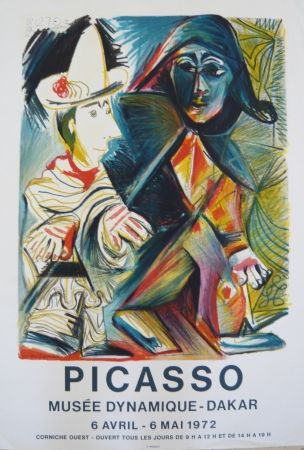 Affiche Picasso - Affiche exposition Musée dynamique de Dakar