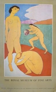 Affiche Matisse - Affiche exposition Royal museum of fine arts of Copenhagen