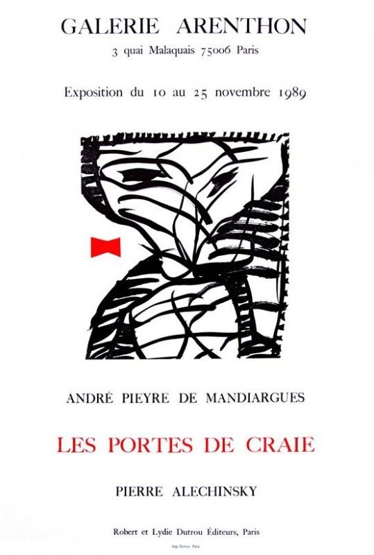 Affiche Alechinsky - Affiche LES PORTES DE CRAIE Arenthon