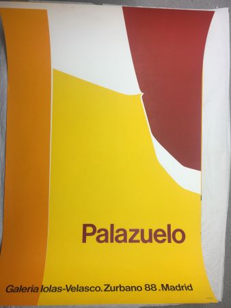 Affiche Palazuelo - Affiche lithographique originale de la Galeria Iolas-Velasco, Madrid. Maeght 1963.