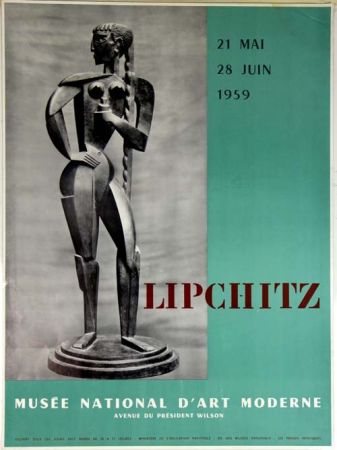 Lithographie Lipchitz -   Affiche Musee National D'Art Moderne