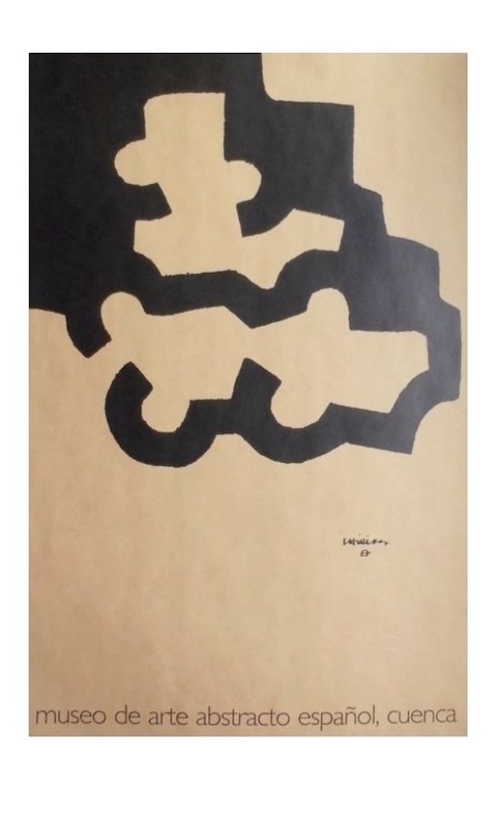 Lithographie Chillida - Affiche Museum Cuenca