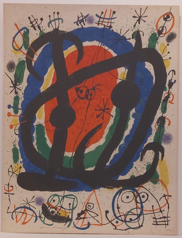 Lithographie Miró - Affiche pour le XXIIème Salon de Mai 